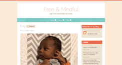 Desktop Screenshot of freeandmindful.com